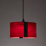 Sushi Suspension By LZF, Finish: Matte Black, Color: Red