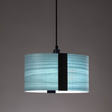 Sushi Suspension By LZF, Finish: Matte Black, Color: Sea Blue