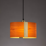 Sushi Suspension By LZF, Finish: Gold Metal, Color: Orange