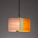 Sushi Suspension By LZF, Finish: Gold Metal, Color: Pale Rose Yellow