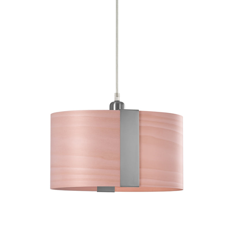 Sushi Suspension By LZF, Finish: Matte Nickel, Color: Pale Rose