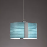 Sushi Suspension By LZF, Finish: Matte Nickel, Color: Sea Blue
