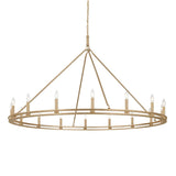 Sutton Chandelier - 16-Light - Champagne Silver Leaf by Troy Lighting