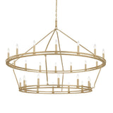 Sutton Chandelier - 28-Light - Champagne Leaf by Troy Lighting