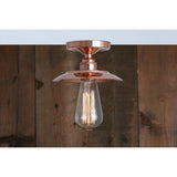 Suva Flush Ceiling Fitting - Copper