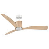 Sven 54” LED Smart Fan Matte White By Hinkley - Side View1