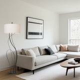 Sway Floor Lamp lifestyle view by Hubbardton Forge