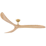 Swell 80” Smart Fan Heritage Brass By Hinkley