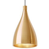Swell XL Single Pendant Narrow Brass Brass By Pablo
