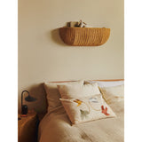 Swif Bird Embroidered Cushion lifestyle view 2