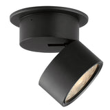 Swinger Adjustable Flush Mount Medium Black By Maxim Lighitng