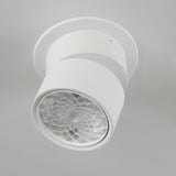 Swinger Adjustable Flush Mount Medium White By Maxim Lighitng Down View1