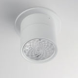 Swinger Adjustable Flush Mount Medium White By Maxim Lighitng Down View