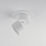 Swinger Adjustable Flush Mount Small White By Maxim Lighitng Side View1