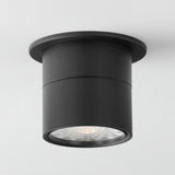 Swinger Mini Adjustable Flush Mount Medium Black By Maxim Lighting - Front View1