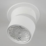 Swinger Mini Adjustable Flush Mount Medium White By Maxim Lighting - Side View1