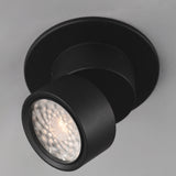 Swinger Mini Adjustable Flush Mount Small Black By Maxim Lighting - Side View1