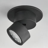 Swinger Mini Adjustable Flush Mount Small Black By Maxim Lighting - Side View
