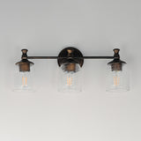 Swirl Bath Vanity Light Antique Bronze by Maxim Lighting