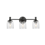Swirl Bath Vanity Light Black by Maxim Lighting
