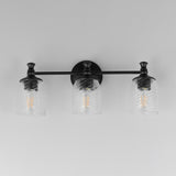 Swirl Bath Vanity Light Black by Maxim Lighting
