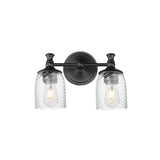 Swirl Wall Sconce Vanity Light Black by Maxim Lighting
