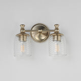 Swirl Wall Sconce Vanity Light Satin Champagne by Maxim Lighting
