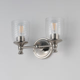 Swirl Wall Sconce Vanity Light Satin Nickel by Maxim Lighting
