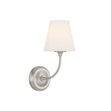 Sylvan Flared Shade Sconce 6" Brushed Nickel