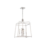 Sylvan Lantern Chandelier 21.5'' Polished Nickel Silver