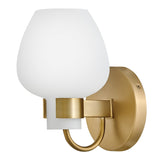 Sylvie Small Sconce - Heritage Brass - by Hinkley
