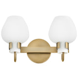 Sylvie Vanity Light 2 Lights Heritage Brass By Hinkley - Front View