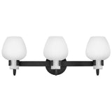 Sylvie Vanity Light 3 Lights Black By Hinkley - Front View1