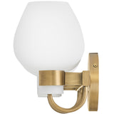 Sylvie Vanity Light 3 Lights Heritage Brass By Hinkley - Side View