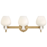 Sylvie Vanity Light 3 Lights Heritage Brass By Hinkley - With Light