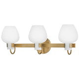 Sylvie Vanity Light 3 Lights Heritage Brass By Hinkley