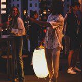 Synergy Battery Wine Cooler Lamp - Large, at an evening party