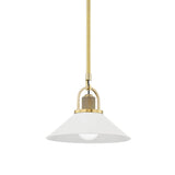 Syosset Pendant - 12 Inch - White Shade by Hudson Valley