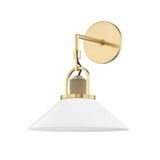 Syosset Wall Sconce - White Shade by Hudson Valley