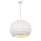 Talia 20.5'' Matte White Chandelier by Crystorama