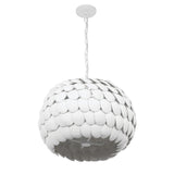 Talia 20.5'' Matte White Chandelier by Crystorama