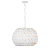 Talia 20.5'' Matte White Chandelier by Crystorama