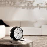 Arne Jacobsen Station Table Clock, H: 4.7" By Arne Jacobsen
