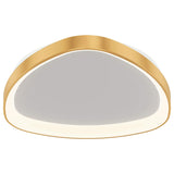 TRFM22 CC 22 Pyra Flush Mount Gold By DALS