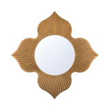 Tullos 48'' Burnished Brass Mirror by Crystorama