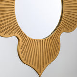 Tullos 48'' Burnished Brass Mirror by Crystorama