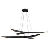 Tachi Chandelier Urban Bronze Medium By Kuzco Side View