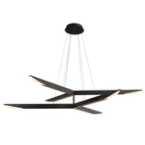 Tachi Chandelier Urban Bronze Medium By Kuzco