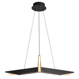 Tachi Chandelier Urban Bronze Small By Kuzco Side View