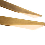 Tachi Chandelier Vintage Brass Medium By Kuzco Detailed View